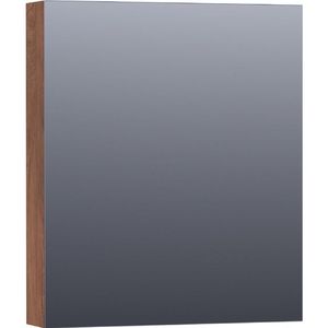 BRAUER Plain Spiegelkast - 60x70x15cm - 1 linksdraaiende spiegeldeur - MFC - viking shield SK-PL60LVS