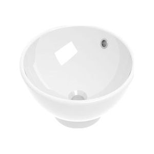 Basic-Line waskom - 40x40x15cm - rond - porselein wit glans 0300200B
