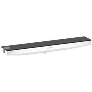 Hansgrohe Fixfit Porter 500 muuraansluiting m. planchet met douchehouder links 50.2x8.2cm mat wit 26843700