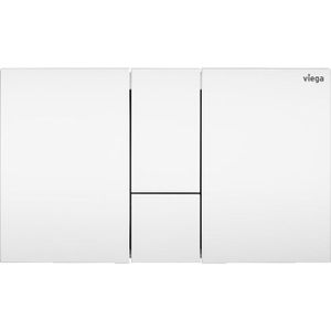 Viega Prevista bedieningsplaat Visign for Style 24 13x22cm kunststof alpine wit 773281