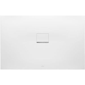 Villeroy & Boch Squaro Infinity kunststof douchebak quaryl rechthoekig 140x90x4cm mat wit UDQ1490SQI2V-RW