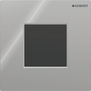 Geberit type 01 urinioir bedieningsplaat - 230V - vierkant - glans chroom 116.093.21.1
