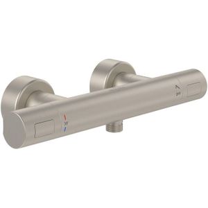 Villeroy & Boch Universal Taps & Fittings Douchethermostaat voor douche Rond - Matt Brushed Nickel (RVS) TVS00001700064