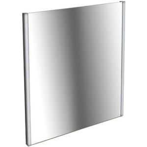 Plieger Lina Nero spiegel met 2x LED verlichting verticaal 80x65cm met zwarte lijst 0800314