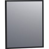 BRAUER Silhouette Spiegel - 60x70cm - zonder verlichting - rechthoek - zwart 3502