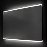 BRAUER Twinlight Spiegel - 160x70cm - verlichting - rechthoek - zilver 3416s