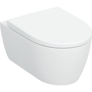 Geberit iCon Wandclosetset - 53x35cm - diepspoel - rimless - TurboFlush - KeraTect - softclose en quickrelease zitting - glans wit 503.045.00.8