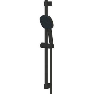 GROHE Tempesta Cube 110 Glijstangset - 60cm - vierkante handdouche - 2 straalsoorten - gladde doucheslang - mat zwart 267482433