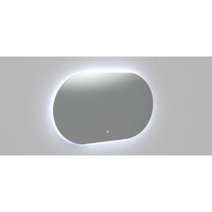 Arcqua Reflect spiegel 120x70x3cm met LED verlichting horizontaal Touch schakelaar ovaal 4200K SPI999978