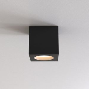 Astro Kos Square II Opbouwspots 8.5x8.5x8.5cm LED IP65 fitting GU10 zwart A1326044