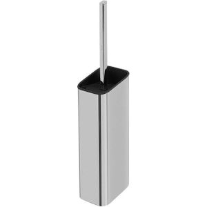 Geesa Shift Toiletborstel met houder Chroom (zwarte deksel en borstel) 919911-02-06