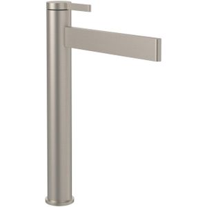 Villeroy & Boch Dawn Eengreeps wastafelkraan verhoogd - Matt Brushed Nickel (RVS) TVW10610615164