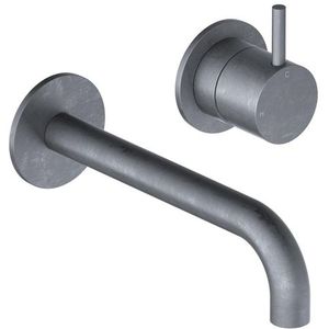Hotbath Cobber Wastafelkraan inbouw - 18 cm uitloop - verouderd ijzer CB105EXT18AI HBCB105
