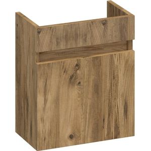 BRAUER Solution Fonteinonderkast - 40x45x22cm - 1 linksdraaiende deur - MFC - old castle FO-SLLOC