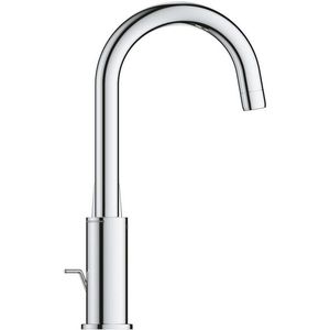 GROHE Euroeco Wastafelmengkraan - l-size - met trekwaste - chroom 24272001