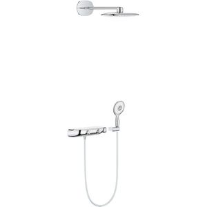 GROHE Rainshower SmartControl Regendoucheset Opbouw - hoofddouche 36cm - handdouche rond 13cm - wandarm 45cm -chroom 26446000