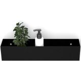 Looox Colour shelf box Special BoX rechthoek 30x10x10cm zwart mat CSHBOX30MZ