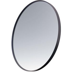 Saniclass Retro Line spiegel - Rond - 40 cm - Frame - Mat zwart