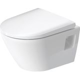 Duravit D-Neo wandtoilet zonder zitting 37x48x40cm Wit Hoogglans 2587090000