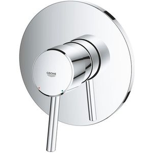 Grohe Concetto Inbouwthermostaat - 1 knop - zonder omstel - chroom 24053001