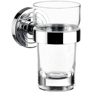 Emco Polo glashouder met glas chroom 072000100