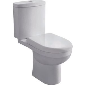 Nemo Go Riele PACK staand toilet S (AO) uitgang 78x63,5x37,5cm porselein wit met softclose en afneembare zitting met reservoir MFZ-1009C