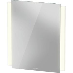 Duravit Ketho 2 spiegel - 60x70cm - met verlichting LED verticaal - met spiegelverwarming - wit mat K27071000000100
