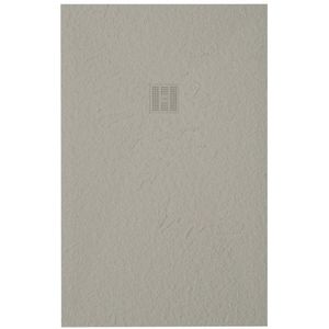 ZEZA Grade Douchebak - 100x90cm - antislip - antibacterieel - mineraalmarmer - rechthoek - mat new pearl (beige) 400000000000019917