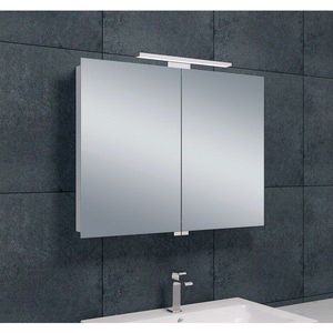 Xellanz Bright Lucia luxe spiegelkast 80x60cm met LED verlichting aluminium 38.4151