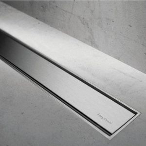 Easydrain Compact taf verlaagd douchegoot rooster 90cm zero voor tegeldikte 3 13 mm rvs MTAFLAAG-900-Z