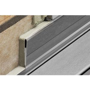 Schluter Showerprofile ra 2 delig wandaansluitprofiel 33 mm 140cm rvs spra33eb-140