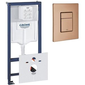 GROHE Rapid SL inbouwreservoir inclusief GROHE Skate cosmopolitan bedieningsplaat Warm Sunset 0729205/sw107647/sw242317/