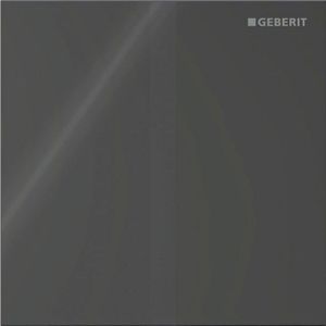 Geberit type 40 urinioir bedieningsplaat - batterij - vierkant - zwart 116.237.SJ.1