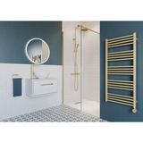 Crosswater Central thermostatische regendouche met staafhanddouche messing geborsteld RM531WF