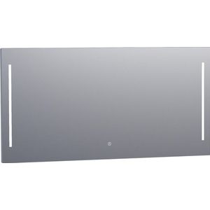 BRAUER spiegel Deline - 140x70cm - verlichting - aluminium 3896s