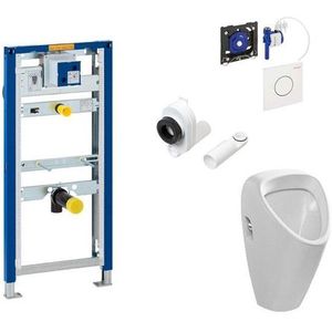 Jika urinoirset met Geberit duofix reservoir en Sigma 01 bediening wit 0701921/0770275/0700530/0703967/ga38710/0700009