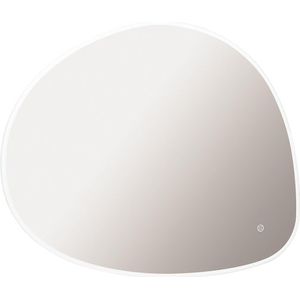Crosswater Mada spiegel met verlichting - 60x80cm - horizontaal/verticaal - LED - 2700K tot 6400K - dimbaar - kiezelvorm MA6080