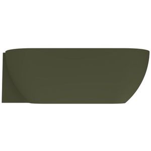 Arcqua Havana Halfvrijstaand Bad - 170x80cm - links - mat groen BAD396753