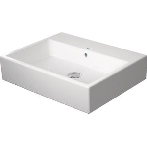 Duravit Vero Air (Meubel) Wastafel - 60x47cm - zonder kraangat - met overloop - geslepen - wit 2350600028