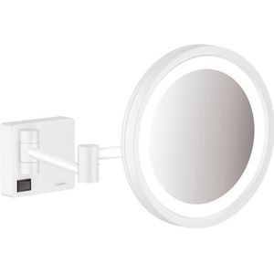 Hansgrohe Addstoris make-up spiegel led 3x vergroting mat wit 41790700