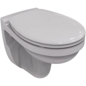 Royal plaza Vito 2.0 toiletset - wandcloset - spoelrand - diepspoel - closetzitting - deksel - softclose - quickrelease - wit SW395334/SW788299