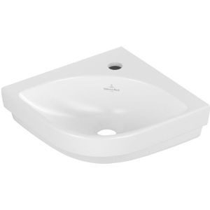 Villeroy & Boch Subway 3.0 hoekfontein 32cm 1 kraangat zonder overloop Ceramic+ stone white 437146RW