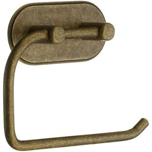 Smedbo Beslagsboden Toiletrolhouder - 13.2x8.7x3.4cm - zelfklevend - Zinklegering Messing Antiek BA1127