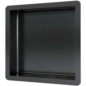 Brauer Gunmetal Edition Inbouw Nis 30x30cm Gunmetal Geborsteld PVD