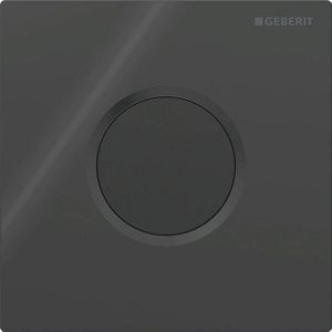 Geberit type 01 urinioir bedieningsplaat - batterij - rond - Gitzwart RAL 9005 116.031.DW.5