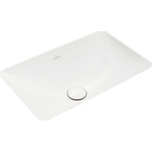 Villeroy & boch Loop & friends onderb.wastafel 61,5x38cm z/kr.gat m/overl C+ bl. 4a5800r7