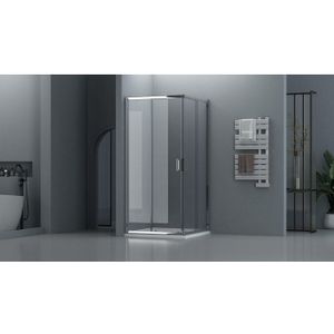 Adema Dawn Douchecabine - 90x90x185cm - vierkant - chroom SW1381737