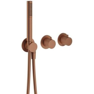 Crosswater MPRO Module Douchekraan - inbouwdeel - 2 functies - handdoucheset - brons geborsteld SW928011/SW876279