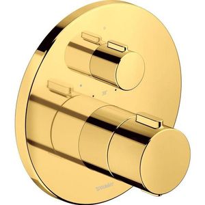 Duravit Thermostatarmaturen Afdekset - 1 functie - gepolijst goud th4200016034