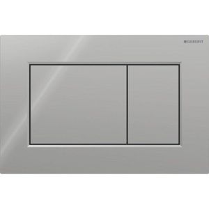 Geberit Sigma01 bedieningsplaat - 2-toets spoeling - vierkant - glans chroom 115.660.21.1